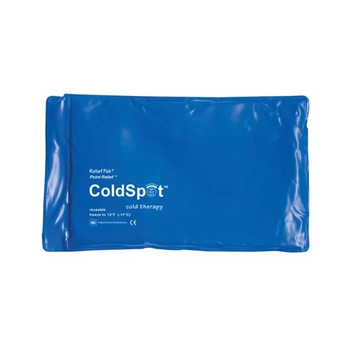 Reusable Heavy Duty Cold Pack Half 7 x 11 Blue Vinyl