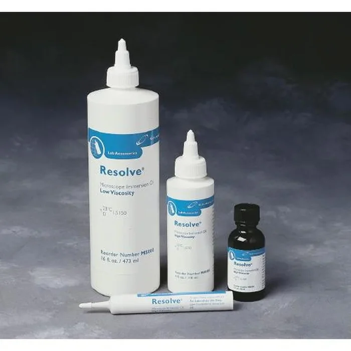 Richard-Allan Scientific Resolve Immersion Oil 4 oz., 1.5150 Refractive Index, Low Viscosity – M4000