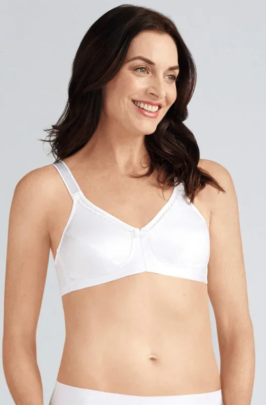 Rita Wire-Free Bra White by Amoena