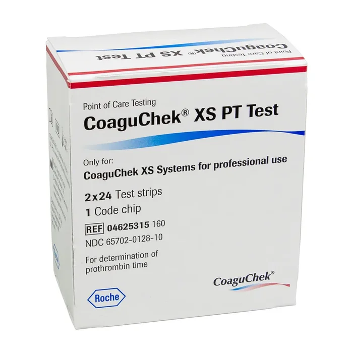 Roche Diagnostics Coagulation CoaguChek XS PT INR Test Strip