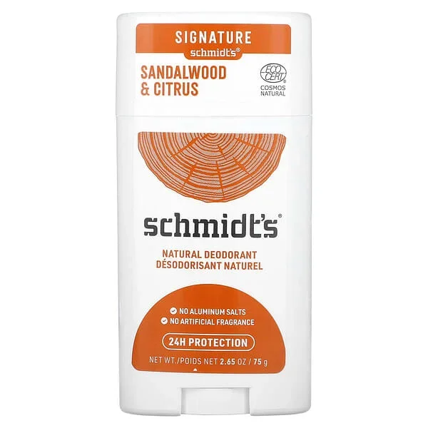 Schmidts Sandalwood & Citrus Deodorant 2.65Oz