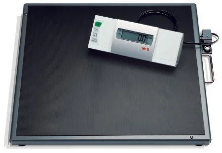 Seca Seca 634 Floor Scale w Remote Display Digital Display 800 lbs. / 360 kg Black Battery Operated – 6341321008