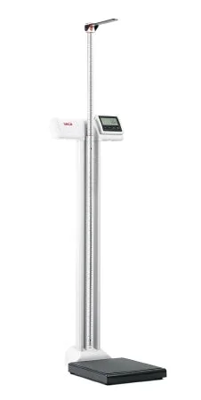 Seca Seca Physician Scale w Height Rod Digital Eye Level Display 550 lbs. / 250 kg White Battery Operated – 7771821009