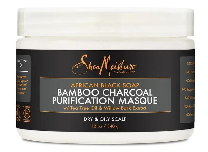 SheaMoisture Bamboo Charcoal Purification Masque 12oz