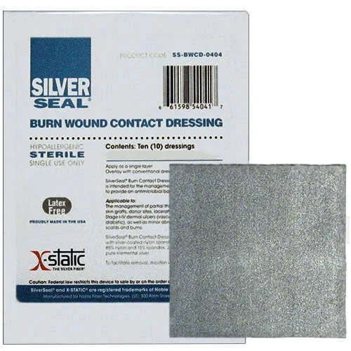 Silverseal Burn Wound Contact Dressing 4-1/4″ x 4-1/4″