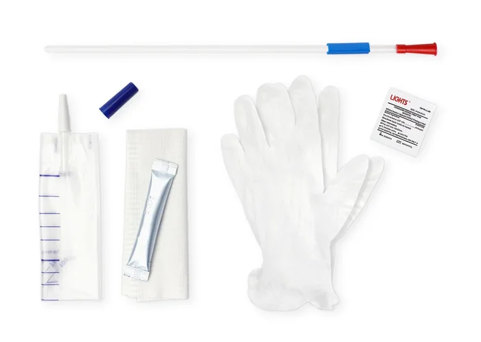 SimPro Set Female Closed System Intermittent Catheter, 16 Fr, 8″