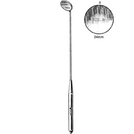 Sklar Sklar Laryngeal Mirror Size 6 / 24 mm Stainless Steel With Handle – 73-1196