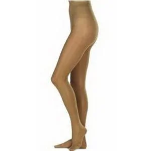 Sm Waist Hght, Suntan Clsd Toe Ultrasheer, 30-40