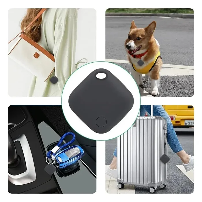 Smart Bluetooth Tracker Works with Find My APP Anti Lose Reminder Device for Iphone Tag Replacement Locator MFI Rated