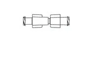Smiths Medical Double Luer Lock Adapter – X494