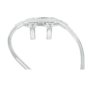 Soft-Touch Oxygen Cannula with Curved Tip, Pediatric, 7′ Tube