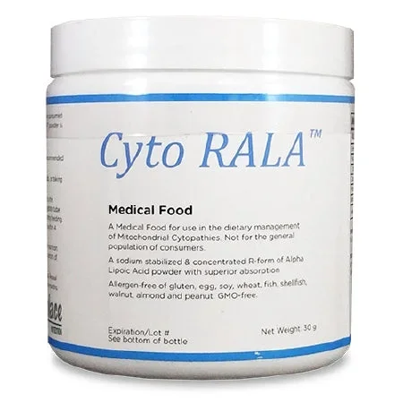 Solace Nutrition Cyto RALA Oral Supplement Unflavored 30 Gram Jar Powder – 1209