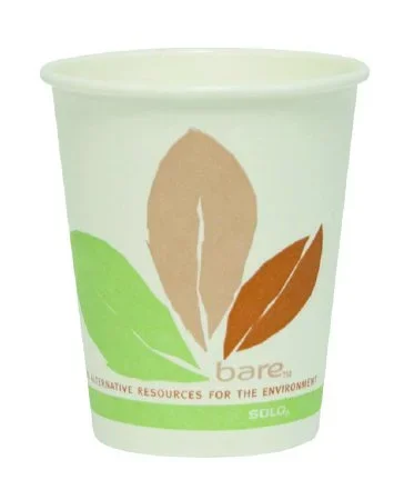 Solo Cup Bare Eco-Forward Drinking Cup 16 oz. Leaf Print Paper Disposable – 316PLA-J7234