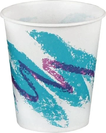 Solo Cup Drinking Cup Solo 3 oz Jazz® Print Wax Coated Paper Disposable- 5000 Per Case