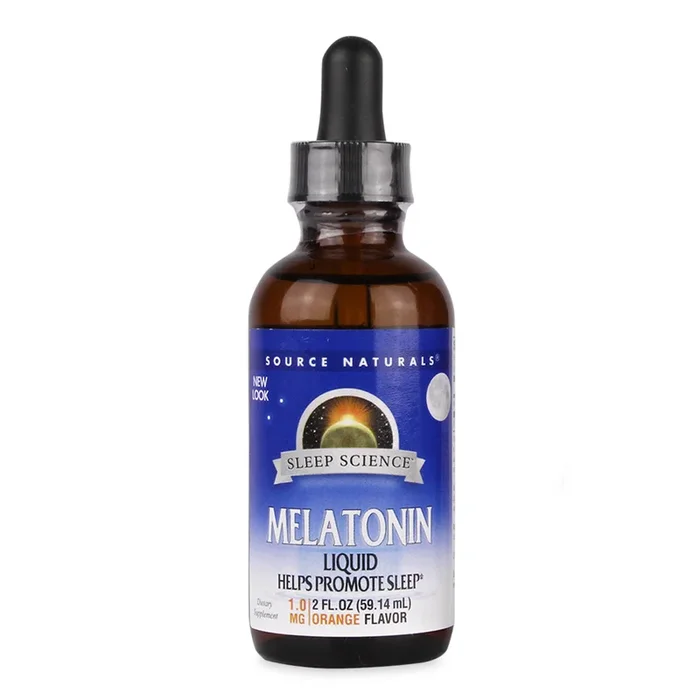 Source Naturals Sleep Science Liquid Melatonin – Orange (2 fl oz) #10079958