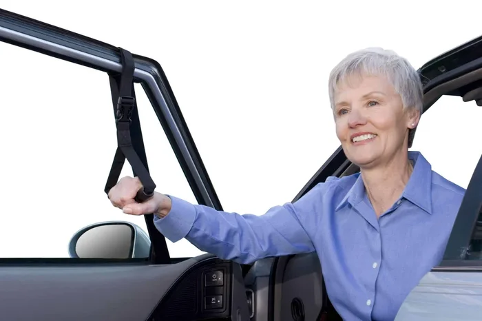 Stander CarCaddie – Automotive Standing Aid and Adjustable Safety Vehicle Support Handle Portable Nylon Car Assist Device