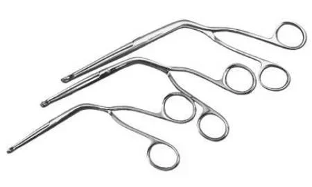 Sun Med Forceps Magill Child Stainless Steel Finger Ring Handle Straight Closed Tip – 9-3018-02