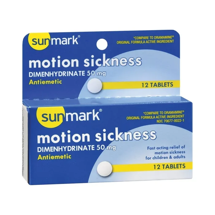 Sunmark Dimenhydrinate Nausea Relief