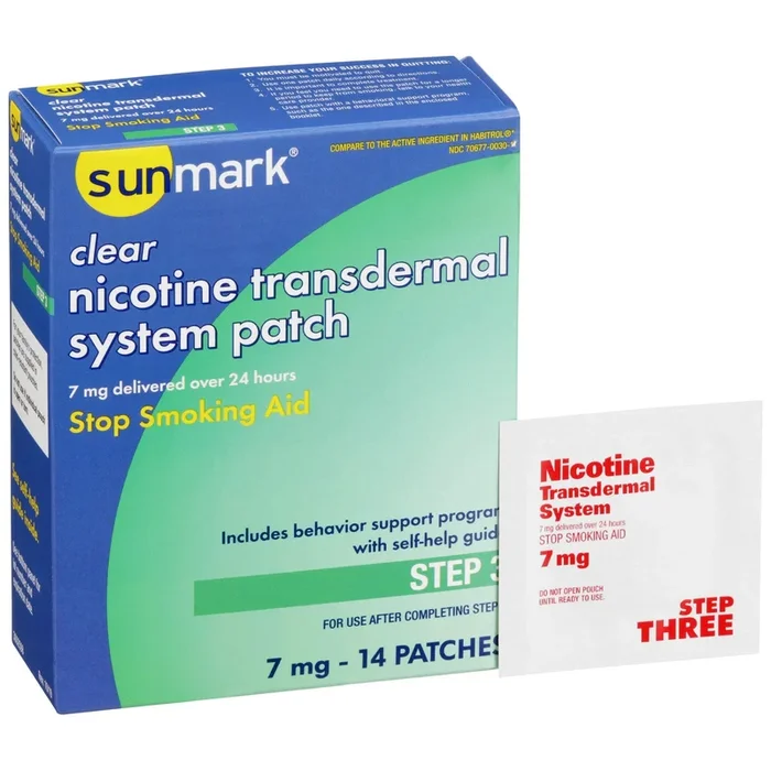 sunmark Nicotine Transdermal System Patch