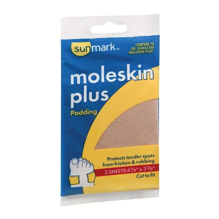 sunmark® Moleskin Protective Pad with Adhesive Backing