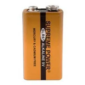 Supreme Technologies Glucose Monitor Battery, 9V