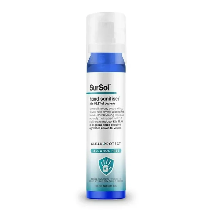 SurSol Alcohol-Free Spray Hand Sanitiser – 75ml Bottle