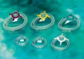 Teleflex Medical Clear Comfort Anesthesia Face Mask Cone Style Adult User Medium Hook Ring – 15808