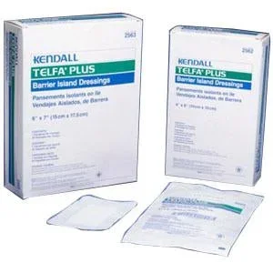 Telfa Plus Barrier Island Composite Border Dressing by Covidien