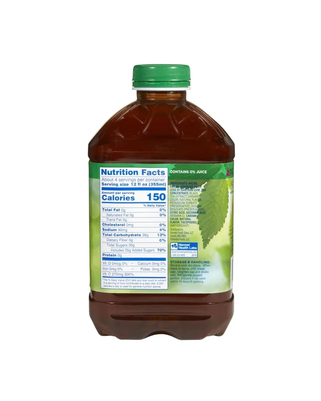 Thick & Easy Thickened Beverage 48 oz. Bottle Tea Ready to Use Nectar Case of 6