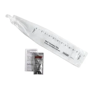 TOUCHLESS Plus Coude Vinyl Intermittent Catheter 16 Fr, 16″