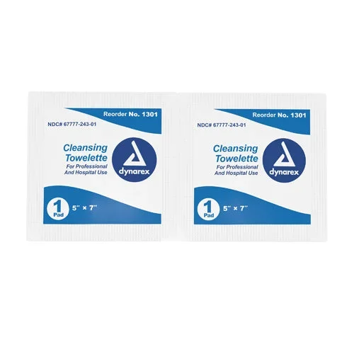 Towellette Cleansing Bx/100 5 x7