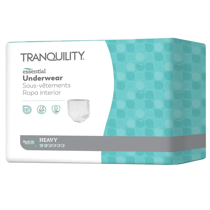 Tranquility Essential Underwear – Heavy, Medium, 34″ – 48″, 120 – 175 lbs