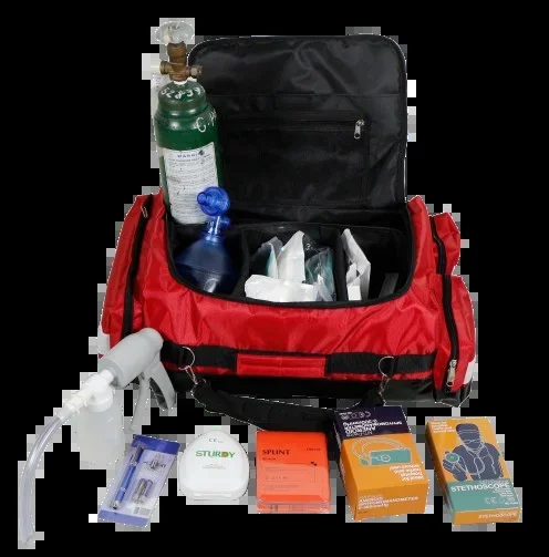 Trauma Bag with Oxygen Tank
