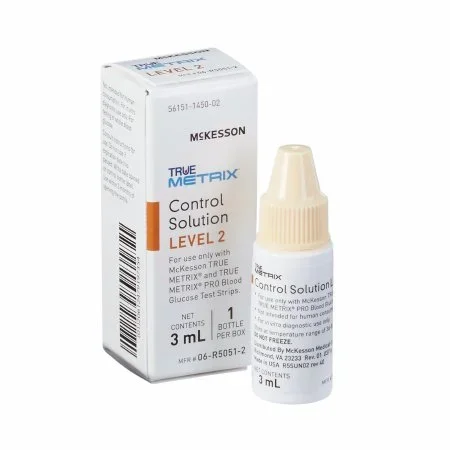 TRUE METRIX 06-R5051-2 Glucose Control Solution, Case of 24