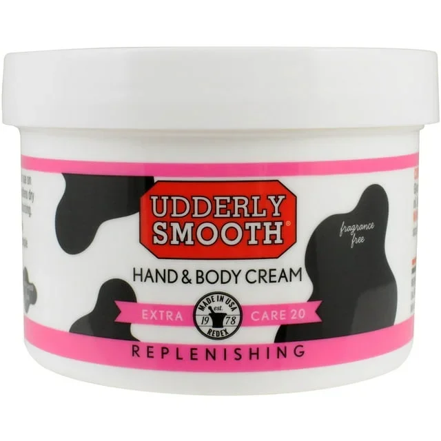 Udderly Smooth Cream Unscented With Urea 8oz