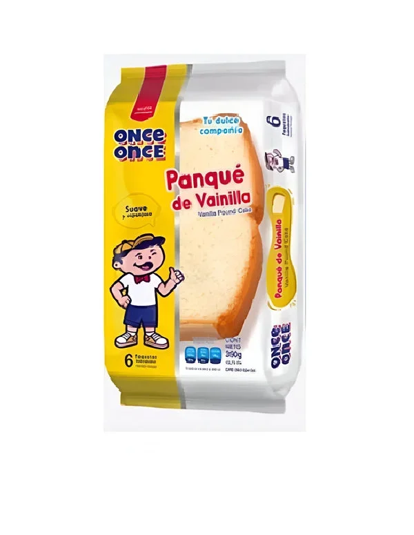 Una vez una vez panque de chocolate 6 pk 390g