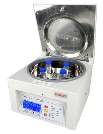 United Products & Instruments PowerSpin DX Centrifuge 4 Place Horizontal Rotor Variable Speed Up to 4,000 RPM – C8704