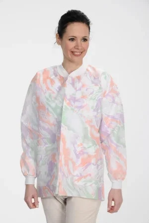 Valumax International ValuMax Extra-Safe Lab Jacket Multicolor Medium Long Sleeves Hip Length – 3630PGO