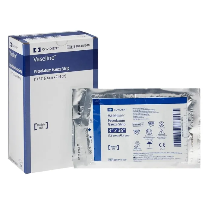Vaseline Impregnated Dressing, 3 x 36 Inch