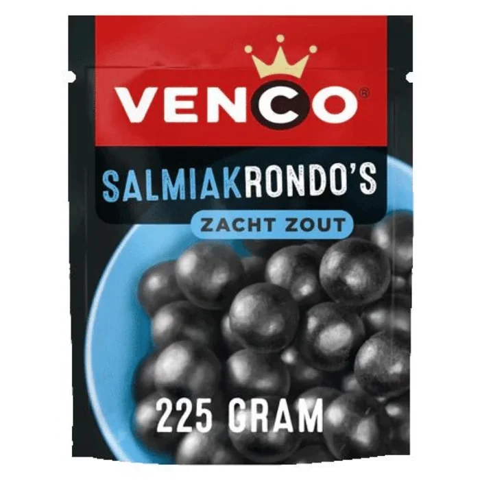 Venco Salmiak Licorice Balls (225 g) #28905