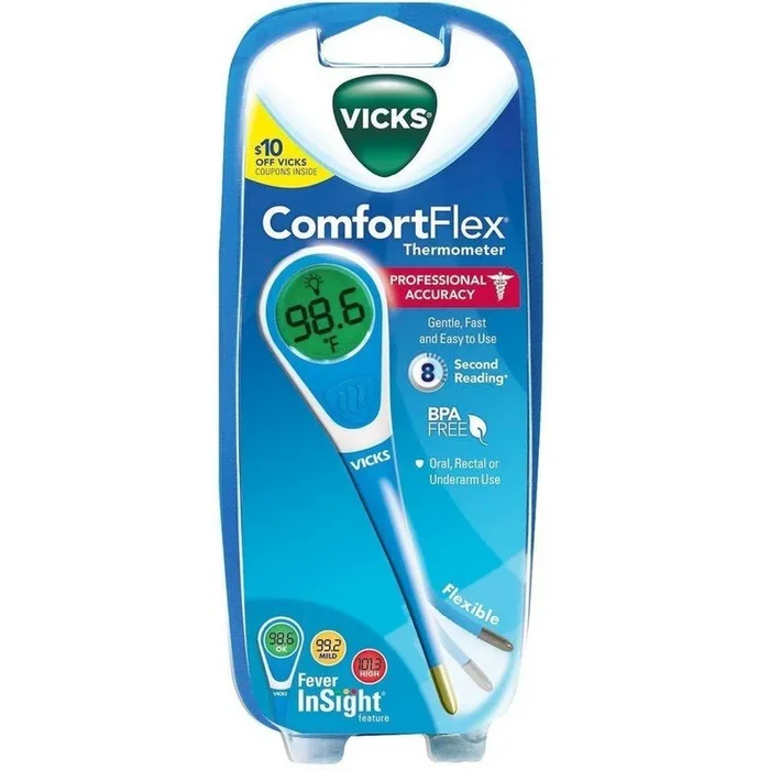 Vicks® ComfortFlex® Digital Thermometer, with Fever InSight® Feature