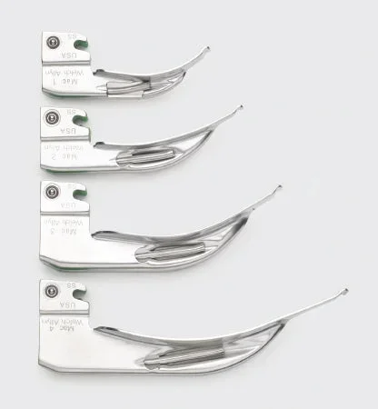 Welch Allyn E-Mac Laryngoscope Blade Macintosh English Size 3 Medium Adult – 69213