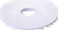 White Vinyl Flat All-Flex Mntg Rng, 7/8″, Each