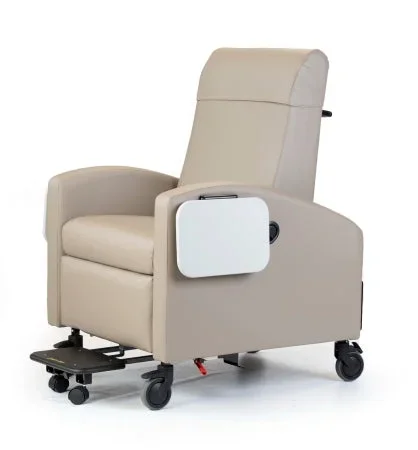 Winco Inverness 24 Hour Treatment Recliner Burgundy 5 Inch Front Fixed Locking, 5 Inch Rear Swivel Locking 5 Inch Front Fixed Locking, 5 Inch Rear Swivel Locking – 6240-14