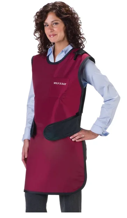 Wolf X-Ray APRON, XRAY EASY WRAP W/COLLARNAVY SHIMMER UNSX 2XLG – 65027TC-TB-40