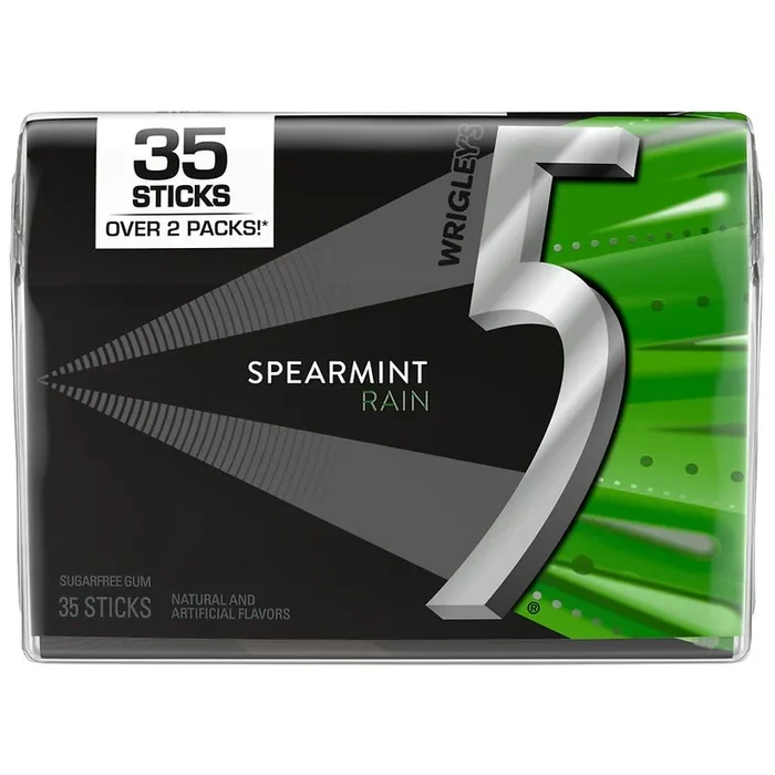 Wrigley’s 5 Spearmint Rain Gum 35ct