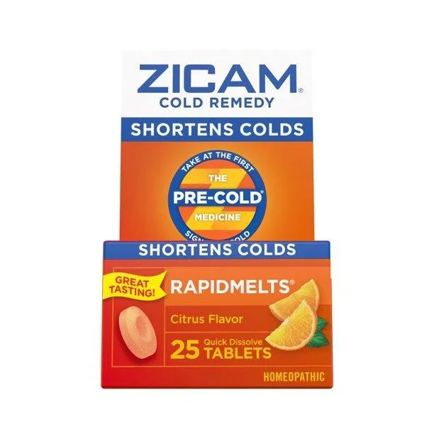 Zicam® Rapidmelt® Cold Remedy Tablet, Citrus, 25 count